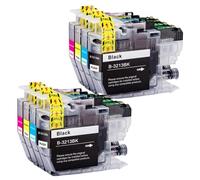 16x LC3213 Reemplazo de Cartucho de Tinta Compatible para LC3213 LC3211 Funciona con DCP-J572DW DCP-J772DW DCP-J774DW MFC-J890DW MFC-J895DW Printers(2set)