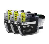 16x LC3213 Reemplazo de Cartucho de Tinta Compatible para LC3213 LC3211 Funciona con DCP-J572DW DCP-J772DW DCP-J774DW MFC-J890DW MFC-J895DW Printers(3BK)