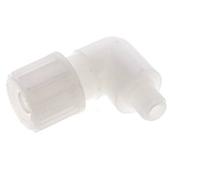 16x10mm & G1/4'' Accesorio de compresión codo PVDF con rosca macho 10 bar PVC y PA