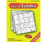 16x16 Super-Sudoku Ausgabe 10: 16x16 Sudoku mit Zahlen und Lösungen, Ausgabe 10: Volume 10