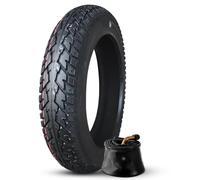 16x2.125 Neumático para Bicicleta Eléctrica y Juego de Cámara para Bicicleta | 8 Niveles Diseño Resistente | 16 2.125 Neumático Antipinchazos con Cámara de Válvula Doblada