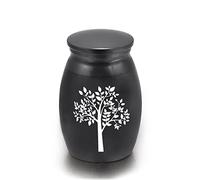 16x25mm Pata De Metal Árbol De La Vida Siempre En Mi Corazón Urnas De Cremación Cenizas Titular Recuerdo Memorial Mini Urna Colgante De Urna Funeraria,25