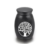 16x25mm Pata De Metal Árbol De La Vida Siempre En Mi Corazón Urnas De Cremación Cenizas Titular Recuerdo Memorial Mini Urna Colgante De Urna Funeraria,23