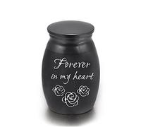 16x25mm Pata De Metal Árbol De La Vida Siempre En Mi Corazón Urnas De Cremación Cenizas Titular Recuerdo Memorial Mini Urna Colgante De Urna Funeraria,17