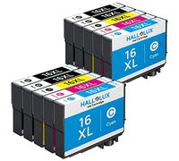 16XL 16 Cartuchos de Impresora Multipack compatibles con Epson 16XL Multipack para Epson WF 2630 para WF-2760 WF-2750 WF-2660 WF-2650 WF-2540 WF-2530 WF-2510 WF-2010 (Paquete de 10)