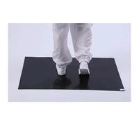 17.7x23.6 Inch Sticky Mat,2 Packs Entrance Shoes Mat, Adhesive Purifying Sticky Mat Cleanroom, Sticky Mats for Construction Cleanrooms Doorway Hotel(Black)