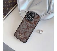(17, Brown koi) Suitable for iPhone series, this retro card holder case is a luxury and trendy protective cover for your iPhone.