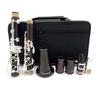 17 Clave BB Ebony Clarinets Plateado Llave Instrumentos Musicales Caso Boquilla Reeds Clarinetes