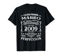 17 cumpleaños Nacido en Marzo de 2009 Vintage 17 años Camiseta