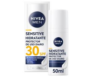 ¡17% DTO! Nivea MEN Sensitive Crema Hidratante SPF30 50 ml