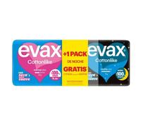 ¡17% DTO! Pack Cottonlike Compresas Normal Alas + Noche Alas