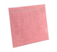 17 ganchos para colgar collares, expositor de joyas, organizador para pulseras (terciopelo rosa)