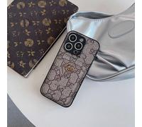 (17, Grey Ancient) Suitable for iPhone series, this retro card holder case is a luxury and trendy protective cover for your iPhone.