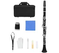 17 Key B Flat Clarinet Baquelita Tubo Con Estuche de Almacenamiento Profesional Principiante Ejercicio Instrumentos Musicales Para Principiantes