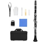 17 Key B Flat Clarinet Baquelita Tubo Con Estuche de Almacenamiento Profesional Principiante Ejercicio Instrumentos Musicales Para Principiantes
