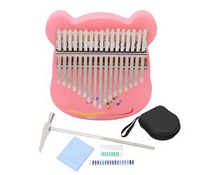 17 Key Kalimba Thumb Piano | Handcrafted Maple Wood for Rich Sound & Easy Play | Portable Finger Piano for Youngsters/Adults/Beginners | Includes Protective Case & Accessories