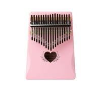 17 Key Pink Color Kalimba Thumb Piano Finger Solid Wood Body Keyboard Musical Instrument for Kids Piano De Pulgar