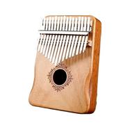 17 Keys Kalimba Thumb Piano Finger Piano Instrument Mahogany Handguard Piano De Pulgar(Color Handguard)