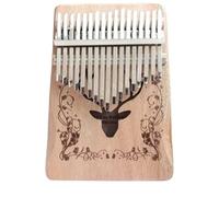 17 Keys Kalimba Thumb Piano Mahogany Body Musical Instrument Piano De Pulgar(Beige,C)
