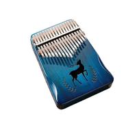 17 Keys Kalimba Thumb Piano Musical Instruments Kalimba Piano Festival Gift Piano De Pulgar(Blue)