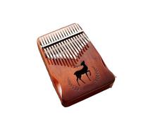 17 Keys Kalimba Thumb Piano Musical Instruments Kalimba Piano Festival Gift Piano De Pulgar(Brown)