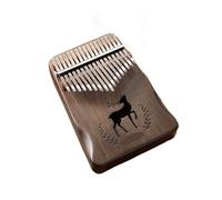17 Keys Kalimba Thumb Piano Musical Instruments Kalimba Piano Festival Gift Piano De Pulgar(Curry)