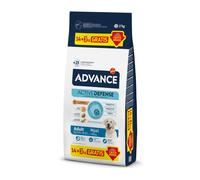 17 kg (14 + 3 kg ¡gratis!) Advance Active Defense Maxi Adult pollo y arroz pienso para perros