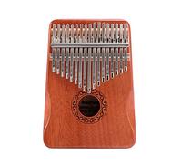 17 llaves pulgar piano para niños adultos principiantes profesional, makogany wood 12 diseño estilos kalimba mbira sanza con instrucción de estudio y afinar martillo (Color : Hand Guard)