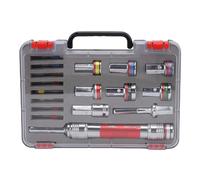 17 Pcs Impact DriverSocket and Bit Set, with Drill Driver Bits Extension 8mm Hex Socket, for Hanging Cabinet Furniture Installation