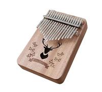 17 piano de dedo de kalimba clave, amante de la música para principiante piano de pulgar portátil, con kit de aprendizaje y tuning martillo de tamburación de tambori B