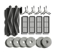 17-Piezas Repuestos para Dreame L10s Ultra/ L10s Pro Gen 2 & 3/ L10s Plus | JoyBros Kit Recambios L10 Prime: 2 Rodillos Principales; 4 Cepillo Laterales; 6 Paños Fregona; 4 Filtros; 1 Brocha Limpieza