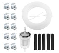 17 Piezas Tubo de Soporte de Combustible Kit de Manguera de Gasolina,Tubo de Calefacción de Estacionamiento para Coche 4m,Kit de Mangueras Gasolin de Depósito para Calentadores Eberspacher Webasto