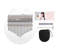 17 Teclas Acrílico Kalimba Piano de Dedo Kalimba 17 Teclas Piano de Pulgar Profesional Instrumento Musical Portátil Con Bolsillo
