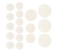 17 Uds. Almohadillas para Orificios de Sonido de Clarinete Juntas de Esteras de Clarinete Bb, Buena Estanqueidad Hecha de Carcasa de Oveja para Clarinete Antiguo (M01737)