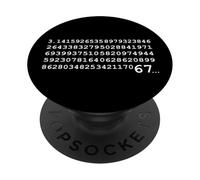 170.2 cm Pi - Sixty Seven Number 67 Meme Pi Day Six Seven Meme PopSockets PopGrip Adhesivo