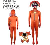 (170-Perro Marrón) Disfraz de Poppy Playtime para cosplay, adorable personaje de videojuego, ideal para