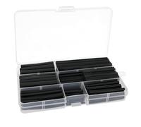 170 Piezas de Tubo Termorretráctil, Surtido de Cables de Alambre, Tubos Termorretráctiles 2: 1, Kit de Surtido de Tubo Térmico con 8 Tamaños Diferentes para Aislamiento Eléctrico Reparación de Cables