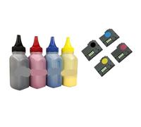 1700 Cartucho de tóner láser a Color Compatible, Paquete de 4 compatibles con Suministros de Impresora AcuLaser C1700 C1750 C1750N C1750W CX17NF CX17WF 1700(Toner and Chip)