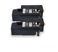 1700 Kit de Polvo para Cartucho de tóner láser Negro Compatible, Paquete de 4 compatibles con Suministros de Impresora AcuLaser C1700 C1750 C1750N C1750W CX17NF CX17WF(2Black Cartridge)