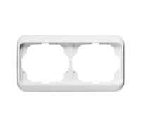 1722-24G Marco embellecedor 2 elementos blanco es 4011395691007