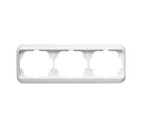 1723-24G Marco embellecedor 3 elementos blanco es 4011395691106