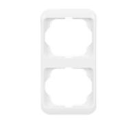 1732-24G Marco embellecedor 2 elementos blanco es 4011395691205