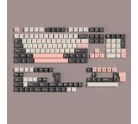 174 teclas Teclas Olivia de perfil cereza con doble disparo, juego de teclas compatibles con teclado mecánico de interruptores Cherry Mx 61/64/87/104/108