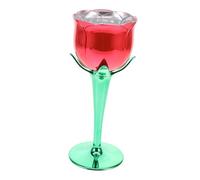 175 copa de vino rosa copa de vino de san valentin copas de vino de plástico con tallo copas de coctel de vino vasos de fiesta reutilizables el plastico rojo Reutilizable