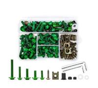 177 Piezas De Tornillos Y Clips Sujeción Para CBR600RR, CBR1000RR, CBR 600, F2, F3, F4, RR, 1000, 900, 929RR, 650R, Kit Pernos Carenado CNC bicicleta calle(Green)