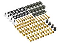 177 Piezas De Tornillos Y Clips Sujeción Para CBR600RR, CBR1000RR, CBR 600, F2, F3, F4, RR, 1000, 900, 929RR, 650R, Kit Pernos Carenado bicicleta calle(Gold)