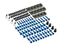177 Uds Clips De Sujeción Tornillo Para CBR600RR CBR1000RR CBR 600 F2 F3 F4 CBR 600 RR 1000 RR 900 929RR 650R Kit De Pernos De Carenado Clip montaje(Blu)