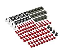 177 Uds Clips De Sujeción Tornillo Para CBR600RR CBR1000RR CBR 600 F2 F3 F4 RR 1000 900 929RR 650R Kit Pernos Carenado bicicletas calle(rojo)