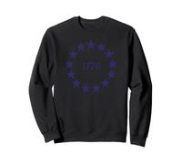 1776 13 Estrellas 1776 Sudadera