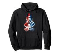 1776 2026 Bandera patriótica de los Estados Unidos de Abraham Lincoln Sudadera con Capucha